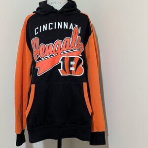 Cincinnati Bengals NFL apparel kangaroo pockets pullover hoodie